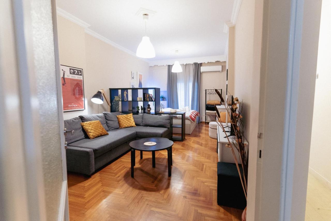 Charming 85Sqm Apartment With Panoramic City-Views 塞萨洛尼基 外观 照片